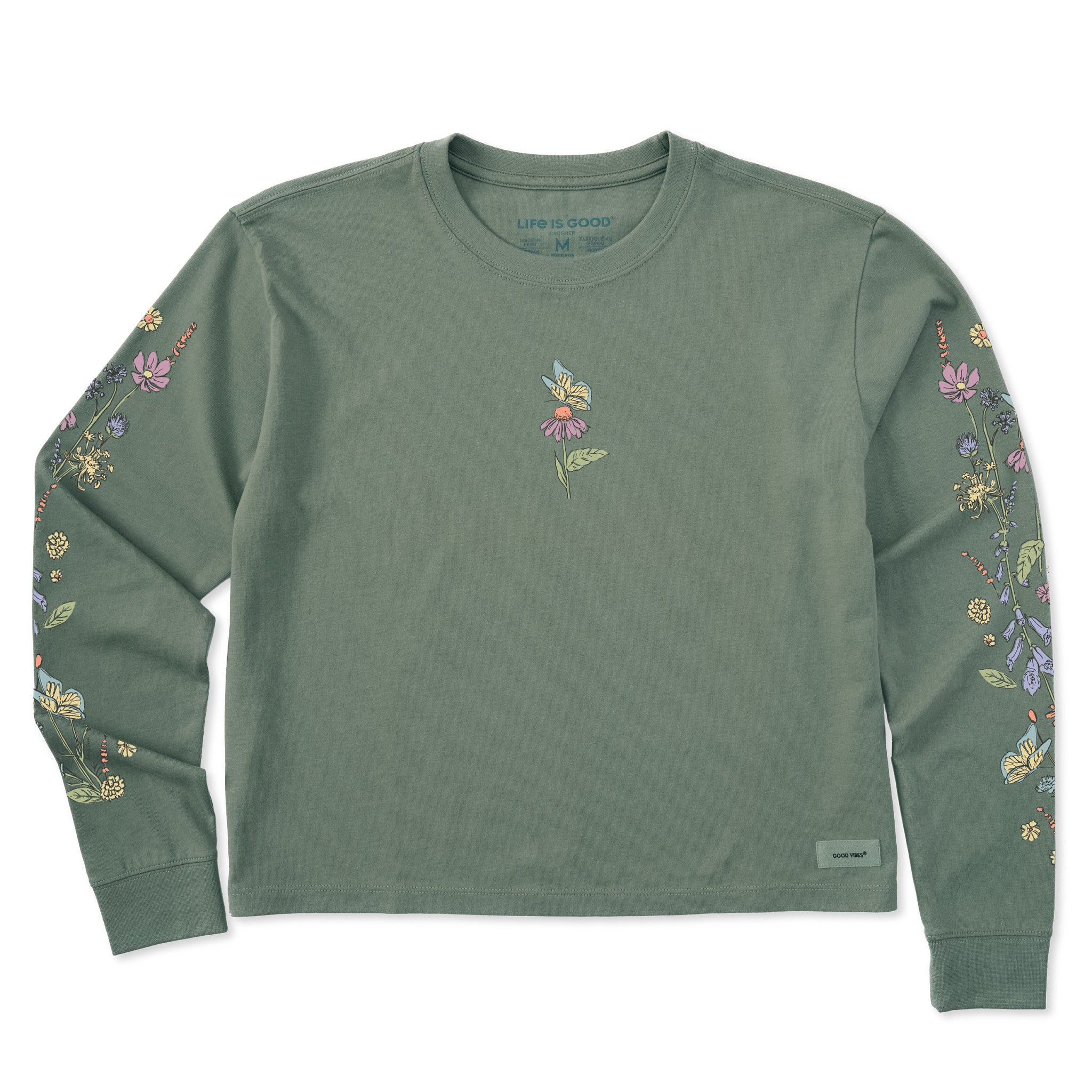 Butterflies & Wildflowers Boxy Tee