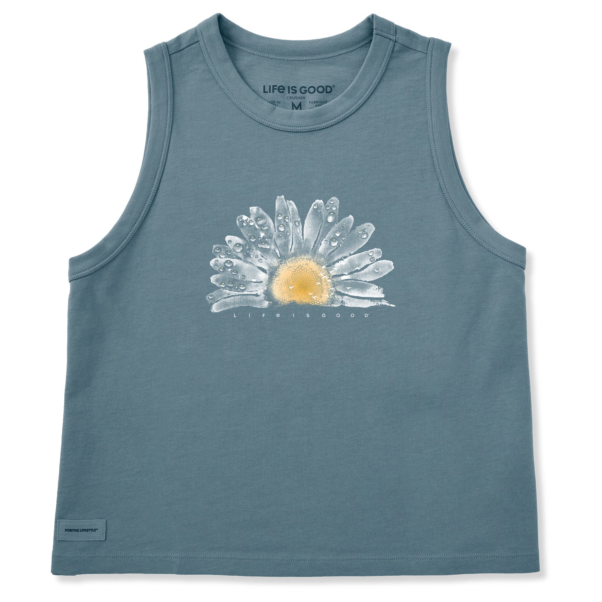 Watercolor Daisy Boxy Tank